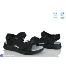 Сандалі чоловічі на літо (8 пар р.41-46) чорний  "CLAN"