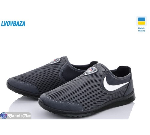 Сліпони чоловічі на літо (6 пар р.41-45) сірий  "LEOBAZA"