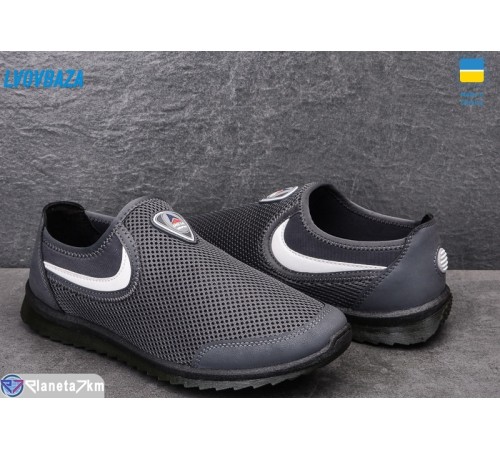 Сліпони чоловічі на літо (6 пар р.41-45) сірий  "LEOBAZA"