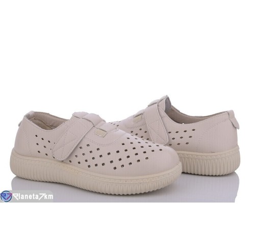 Туфлі жіночі на літо (8 пар р.37-42) бежевий  "Normashoes"