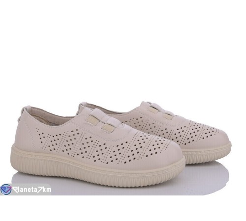 Туфлі жіночі на літо (8 пар р.37-42) бежевий  "Normashoes"