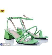 Босоніжки жіночі на літо (6 пар р.36-40) зелений  "Mei De Li"