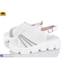 Босоніжки жіночі на літо (8 пар р.36-41) білий  "Mei De Li"