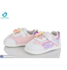 Дитячі кросівки на весну/осінь (6 пар р.16-20) рожевий  "Comfort-baby"