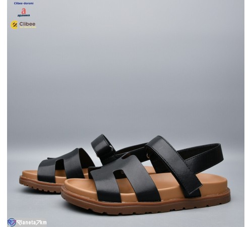 Дитячі босоніжки на літо (7 пар р.31-37) чорний  "BELIES-D"