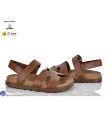 Дитячі босоніжки на літо (7 пар р.31-37) коричневий  "BELIES-D"