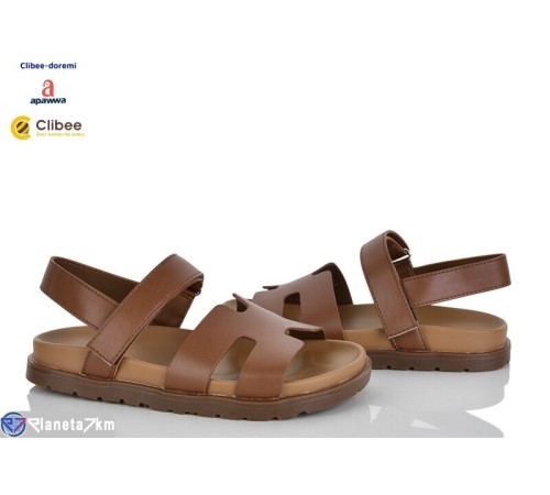 Дитячі босоніжки на літо (7 пар р.31-37) коричневий  "BELIES-D"