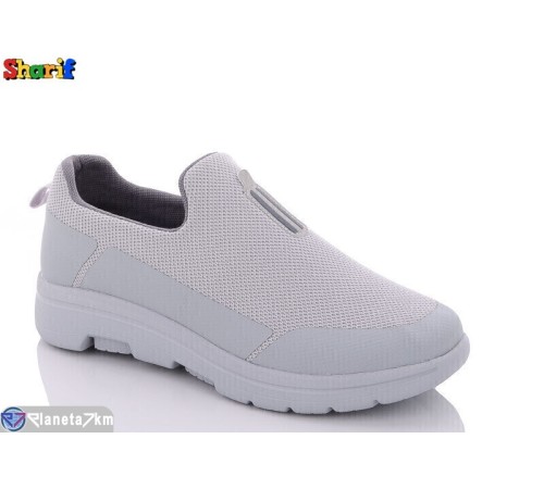 Сліпони чоловічі на весну/осінь (8 пар р.40-45) сірий  "Sharif"