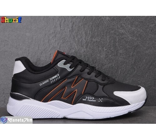 Кросівки чоловічі на весну/осінь (8 пар р.40-45) чорний  "Sharif"