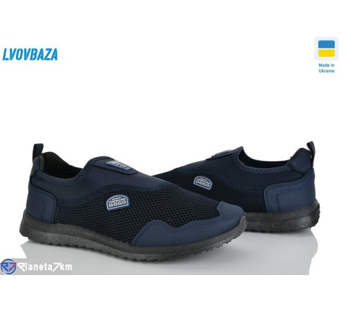 Кросівки чоловічі на весну/осінь (6 пар р.41-45) синій  "LEOBAZA"