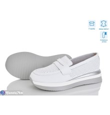 Туфлі жіночі на літо (8 пар р.36-41) білий  "Mirella"