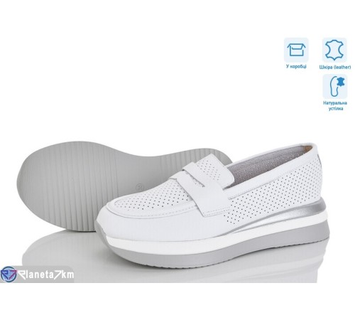 Туфлі жіночі на літо (8 пар р.36-41) білий  "Mirella"