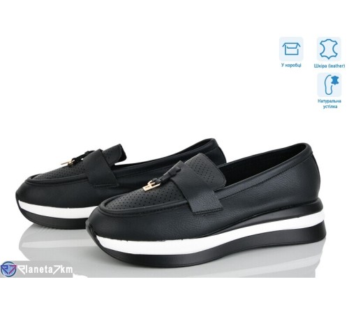 Туфлі жіночі на літо (8 пар р.36-41) чорний  "Mirella"