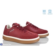 Кросівки жіночі на весну/осінь (8 пар р.36-41) бордовий  "Mirella"