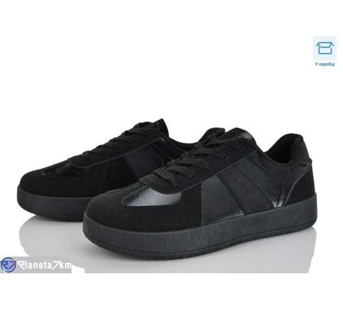 Кросівки жіночі на весну/осінь (8 пар р.36-41) чорний  "Mirella"