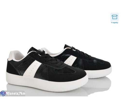 Кросівки жіночі на весну/осінь (8 пар р.36-41) чорний  "Mirella"