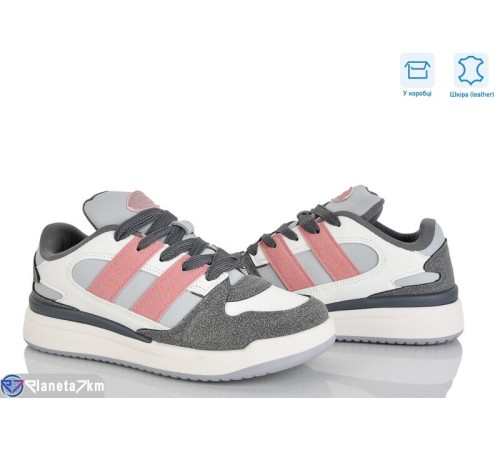 Кросівки жіночі на весну/осінь (8 пар р.36-41) сірий  "Mirella"