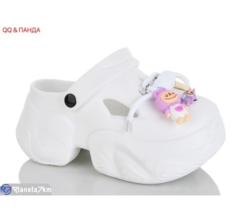 Кроки жіночі на літо (6 пар р.36-41) білий  "QQ&Панда"