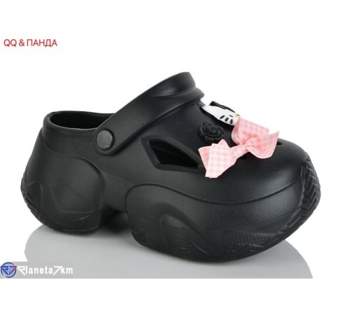 Кроки жіночі на літо (6 пар р.36-41) чорний  "QQ&Панда"