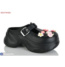 Кроки жіночі на літо (6 пар р.36-41) чорний  "QQ&Панда"