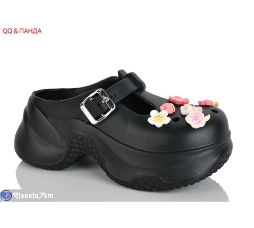 Кроки жіночі на літо (6 пар р.36-41) чорний  "QQ&Панда"