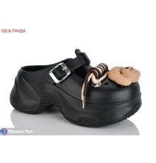 Кроки жіночі на літо (6 пар р.36-41) чорний  "QQ&Панда"