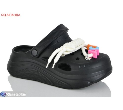 Кроки жіночі на літо (6 пар р.36-41) чорний  "QQ&Панда"