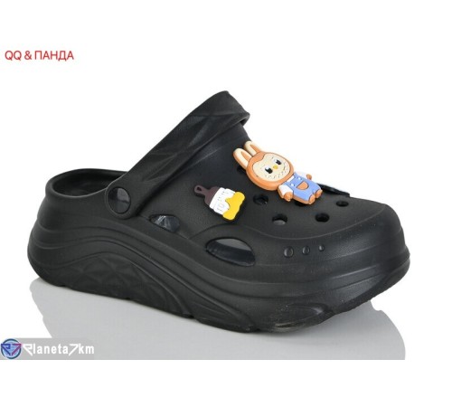 Кроки жіночі на літо (6 пар р.36-41) чорний  "QQ&Панда"