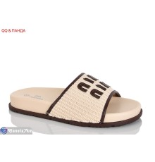 Шлепки жіночі на літо (8 пар р.36-41) бежевий  "QQ&Панда"