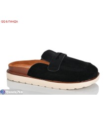 Шлепки жіночі на літо (8 пар р.36-41) чорний  "QQ&Панда"