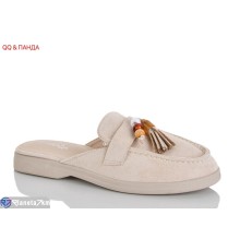 Шлепки жіночі на літо (8 пар р.36-40) бежевий  "QQ&Панда"