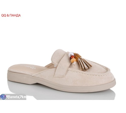 Шлепки жіночі на літо (8 пар р.36-40) бежевий  "QQ&Панда"
