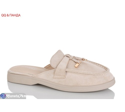 Шлепки жіночі на літо (8 пар р.36-41) бежевий  "QQ&Панда"