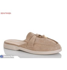 Шлепки жіночі на літо (8 пар р.36-41) бежевий  "QQ&Панда"