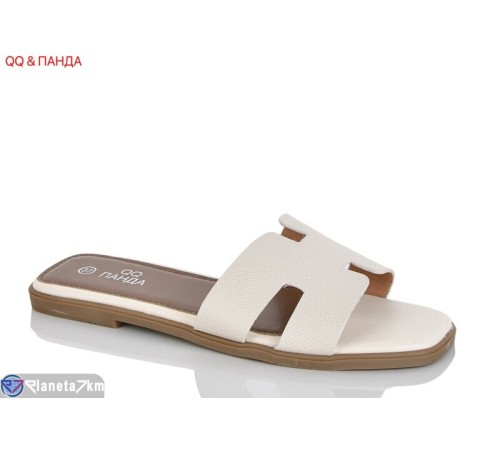 Шлепки жіночі на літо (8 пар р.36-41) бежевий  "QQ&Панда"
