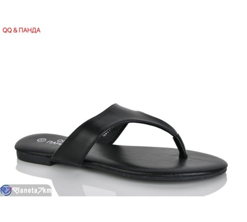 В'єтнамки дитячі на літо (8 пар р.36-41) чорний  "QQ&Панда"