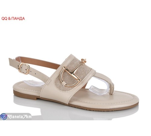 Босоніжки жіночі на літо (8 пар р.36-41) бежевий  "QQ&Панда"