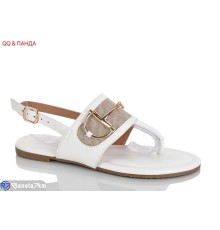 Босоніжки жіночі на літо (8 пар р.36-41) білий  "QQ&Панда"