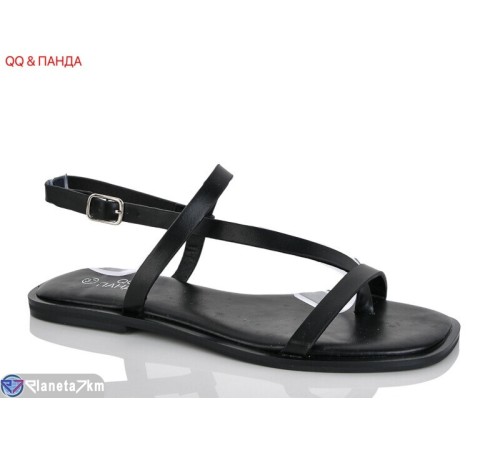 Босоніжки жіночі на літо (8 пар р.36-41) чорний  "QQ&Панда"