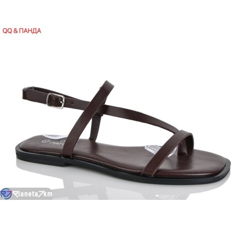 Босоніжки жіночі на літо (8 пар р.36-41) коричневий  "QQ&Панда"