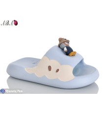 Шлепки дитячі на літо (6 пар р.30-35) блакитний  "Aba"