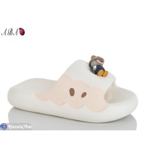 Шлепки жіночі на літо (6 пар р.36-41) білий  "Aba"