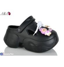 Кроки жіночі на літо (6 пар р.36-41) чорний  "Aba"