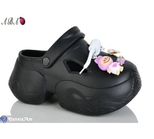 Кроки жіночі на літо (6 пар р.36-41) чорний  "Aba"