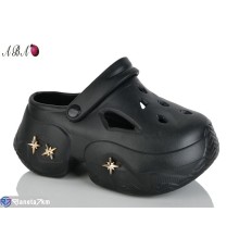 Кроки жіночі на літо (6 пар р.36-41) чорний  "Aba"