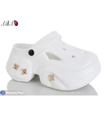 Кроки жіночі на літо (6 пар р.36-41) білий  "Aba"