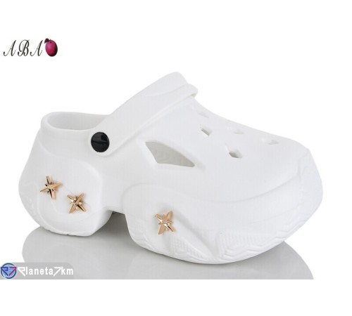Кроки жіночі на літо (6 пар р.36-41) білий  "Aba"