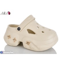 Кроки жіночі на літо (6 пар р.36-41) бежевий  "Aba"