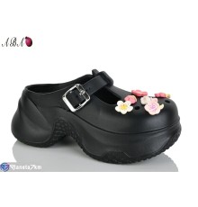 Кроки жіночі на літо (6 пар р.36-41) чорний  "Aba"