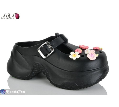 Кроки жіночі на літо (6 пар р.36-41) чорний  "Aba"